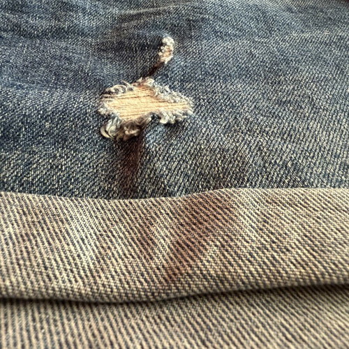 Bershka denim mini shorts like new, medium size, blue
