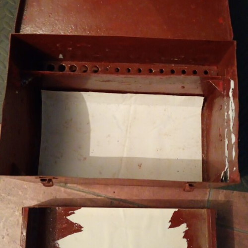 Iron ammunition box used from Greek army 1949