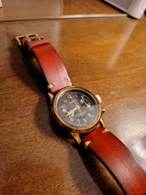 Poljot Vintage Buran Mechanical Chronograph Watch like new