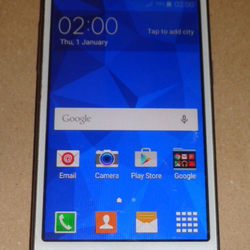Samsung SM-G361F Galaxy Core Prime smartphone used, white, Android