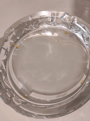 Crystal ashtray for cigars and cigarettes Davidoff like new