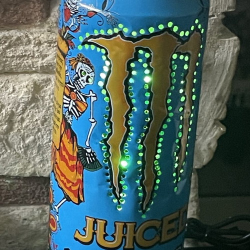 Monster LED light with remote control, music sync