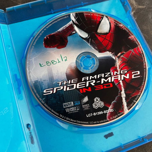 The Amazing Spider-Man 2 Blu-Ray used with subtitles