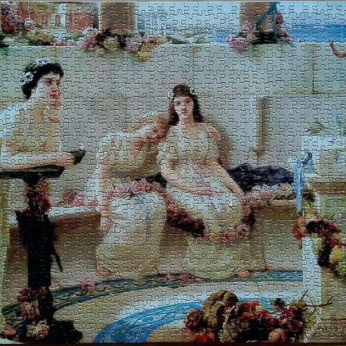 Puzzle Falcon 1000 like new, Emile Eisman - Semenowsky - Neapolitan Maidens