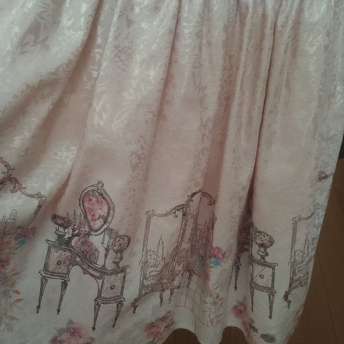 Girls' party dress like new, beige, for 9-10 years old