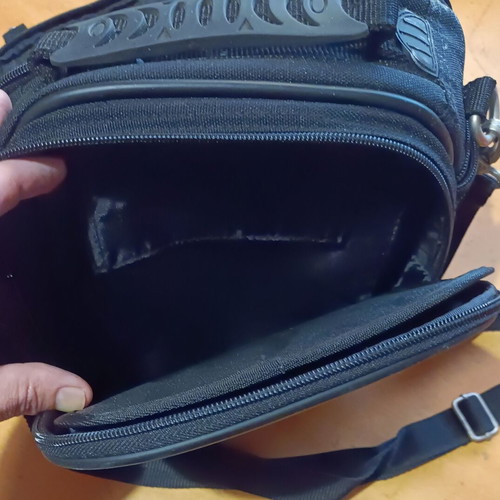 Bagster small tank bag used with waterproof cover