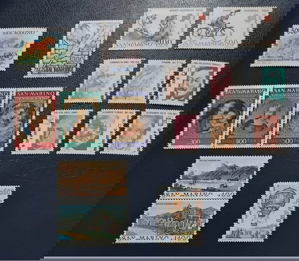 7 ΣΕΙΡΕΣ ΣΑΝ ΜΑΡΙΝΟ 1983 ΑΣΦΡΑΓΙΣΤΕΣ ΛΟΥΞ