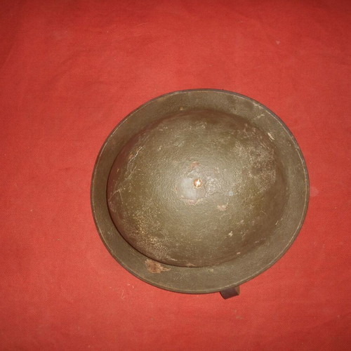 British Army 1940 WWII Steel Helmet MK III used