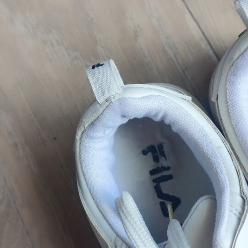 Fila casual shoes size 45 used, white