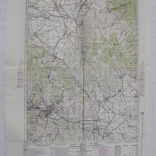 Edessa Map used, Greek Army Geographic Service 1970