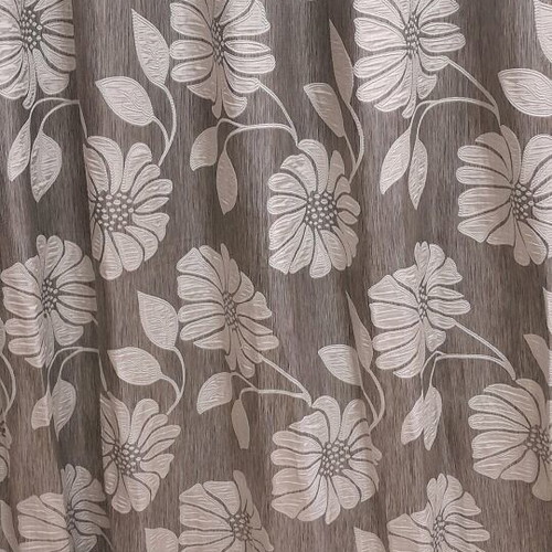 Living room curtains like new, 2 pieces, opaque embossed satin fabric