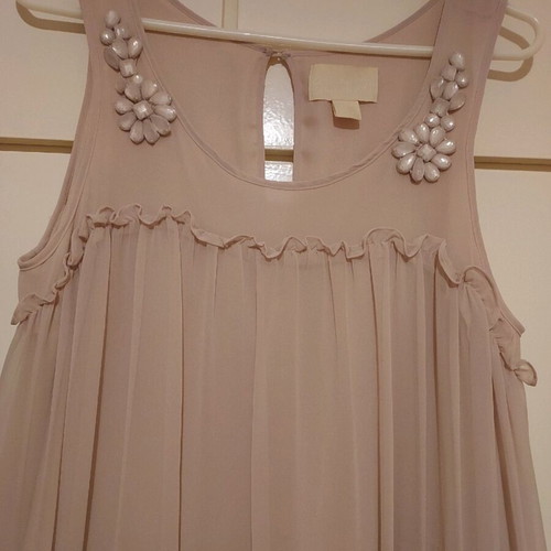 Evening dress like new, size 42, nude color