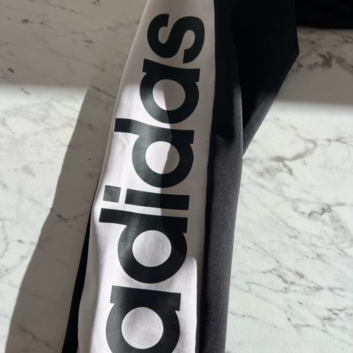 Adidas leggings used, black and gray