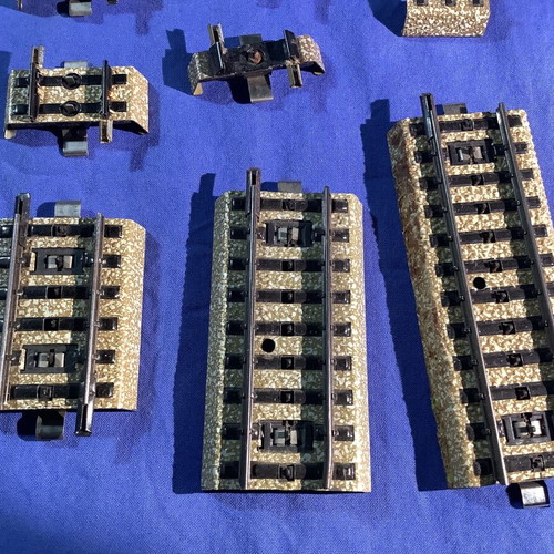 Marklin rails used, set of 14 pieces for model railroads