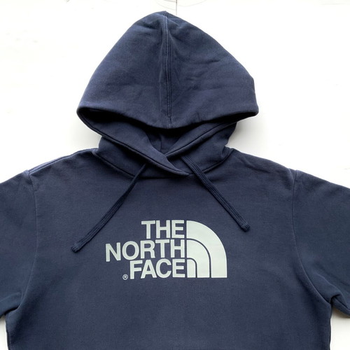 THE NORTH FACE Men’s Sweatshirt Pullover Hoodie Blue - Size M