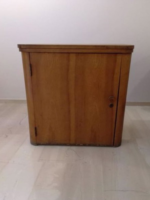 Lucznik sewing machine used, 1960s with cabinet