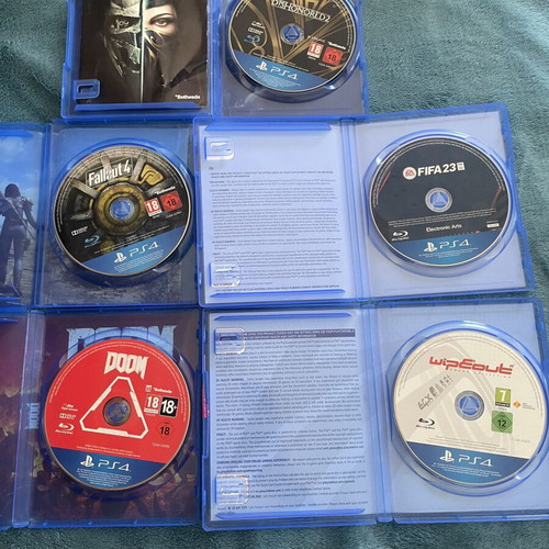 PlayStation 4 games like new, individual or bundle pack