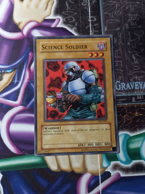 Science Soldier Yu-Gi-Oh! card near mint