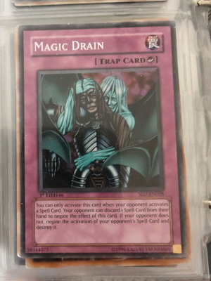 Yu-Gi-Oh card Magic Drain like new