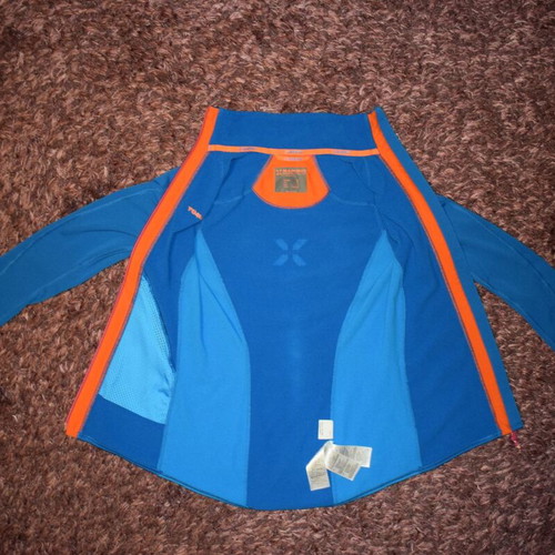 Mammut Eiger Extreme Hoody fleece women size XS used, blue and orange