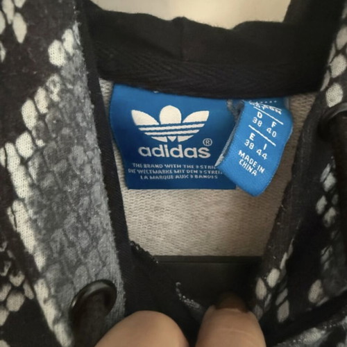 Adidas hoodie small with snake pattern like new