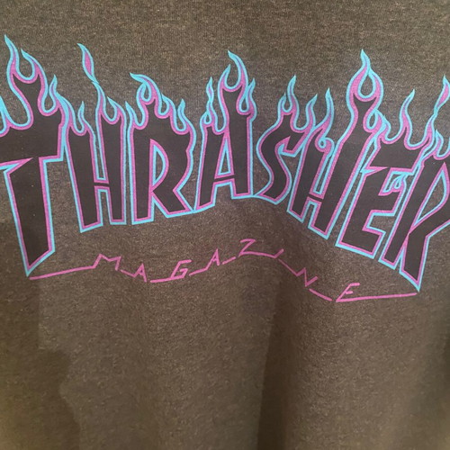 Thrasher T-shirt medium size like new, gray
