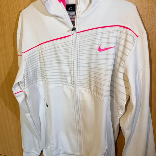 Nike Dri-Fit Mercurial jacket white pink like new
