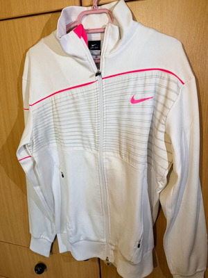 Nike Dri-Fit Mercurial jacket white pink like new