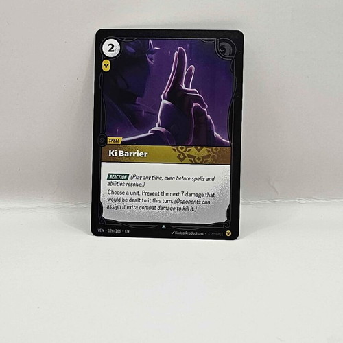 League of Legends Riftbound Vendetta Ki Barrier card