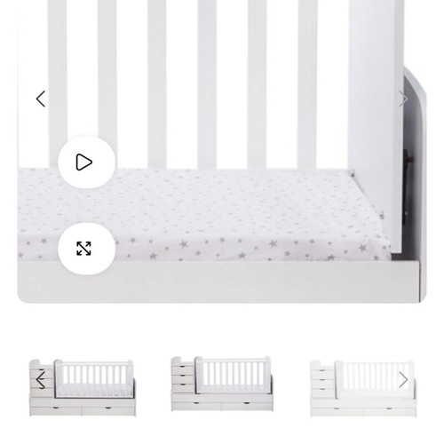 Multifunctional Rocking Baby Cot 3 in 1 like new