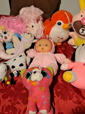 Plush dolls for girls pack in excellent condition