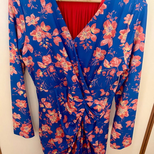 Ralph Lauren dress new, size M/L, blue and yellow