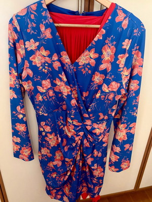 Ralph Lauren dress new, size M/L, blue and yellow