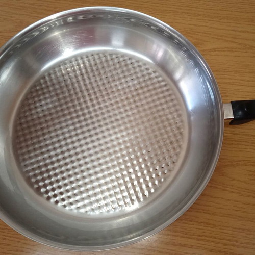 Vintage SEB Multipurpose Frying Pan Stainless Steel 18/10 29cm with Fissler Inox Lid used