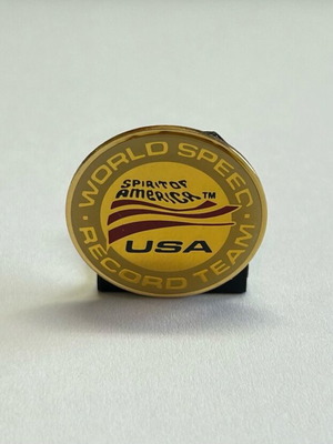 The Spirit of America World Speed Record Team USA collectible pin used