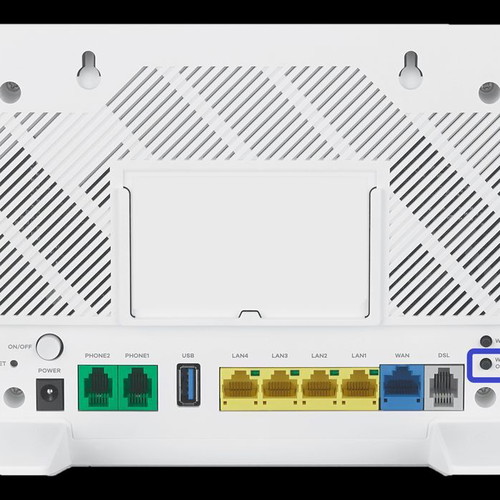 Zyxel mg8623-t50b router used with Gigabit ports