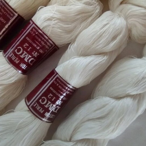 DMC Coton Perlé off-white n.12 pack of 4 like new