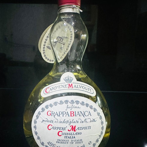 Italian Carpene Grappa Bianca 750ml bottle new from 1990
