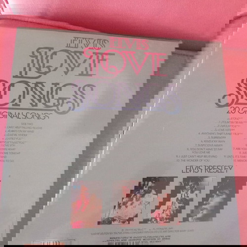 Elvis Presley Love Songs LP used, rock
