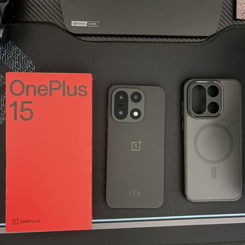 OnePlus 15 Black 12GB/256GB Android phone like new