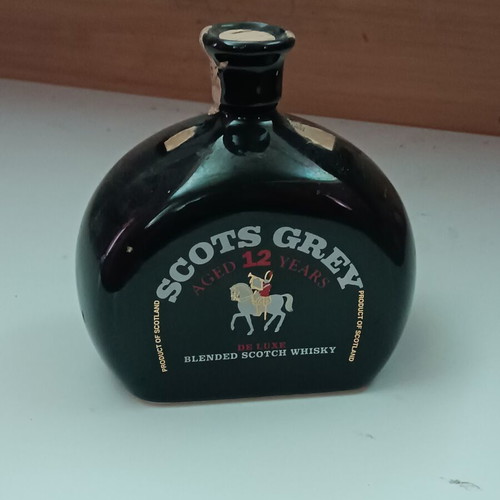 Scots Grey whisky collectible bottle, empty