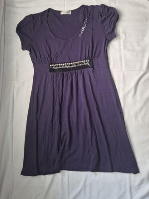 Derpouli long blouse used, purple, size M