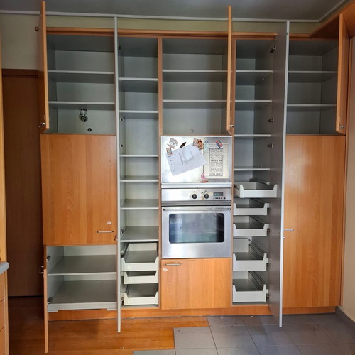 Miele kitchen cabinet set used, 5 independent storage columns