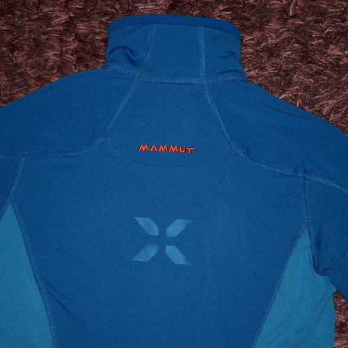 Mammut Eiger Extreme Hoody fleece women size XS used, blue and orange