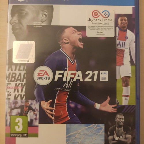 Fifa 21 PS4 game like new, plays on PS5