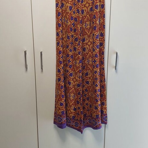 Summer palazzo pants used, multicolor, sizes S/M