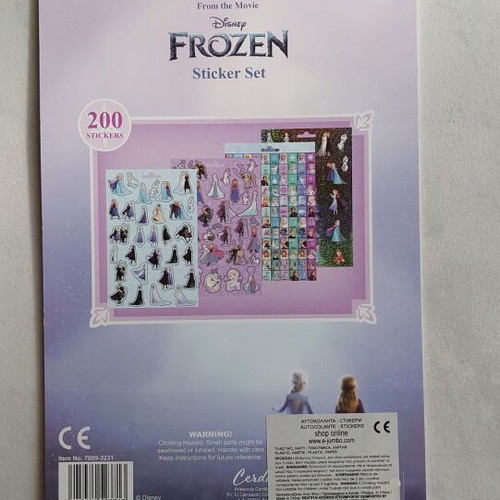 Frozen Disney stickers new, set of 200 pieces