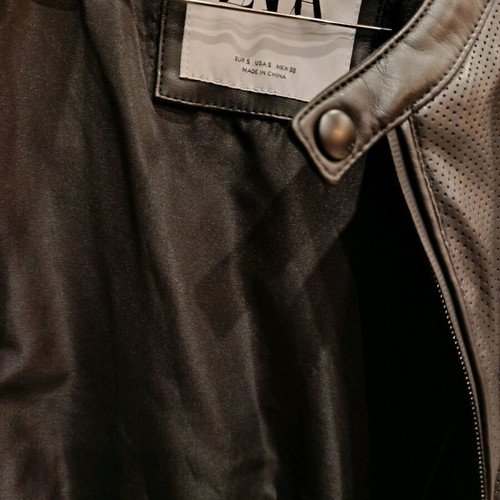ZARA Leather Jacket small like new, black