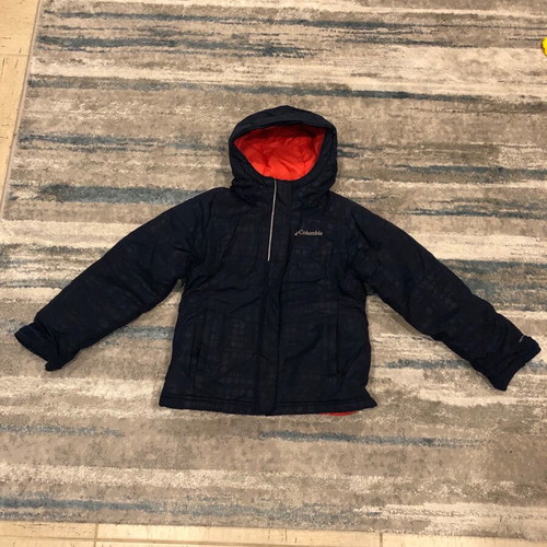 Columbia jacket used, size XS (128-132cm), waterproof and windproof