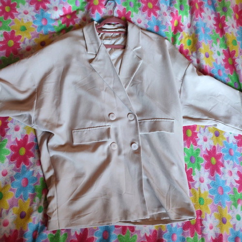 Blazer Jacket Spring Oversize MSR new, light ice gray